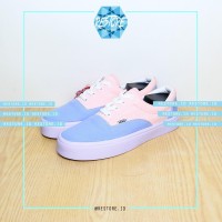 Sepatu Vans Mono Kombi Pink Dan Biru Pastel Made In Vietnam Grade Ori