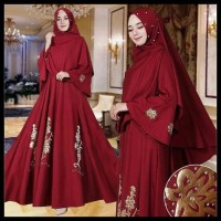 SALE Baju Atasan Gamis Wanita Muslim Syari - JULIA - dress pesta hijab