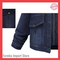 Jaket Levis Wanita Ukuran Jumbo Casual plus size denim jackets
