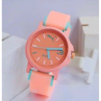 jam tangan sport wanita puma tali rubber diameter 4cm