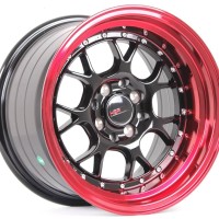 Velg mobil Ring 15 HSR NUMERO 1037 RED honda jazz brio RS