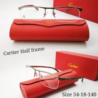 ( TERLARIS ) Kacamata Cartier Half frame kayu asli kualitas pr Special