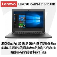 LENOVO IdeaPad 310-15ABR A10-9600P 4GB 1TB Radeon R5 15.6In Win10 Blk