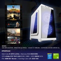 Jual PC GAMING i5 3470 8GB 500GB GTX 750Ti PUBG 