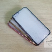 Oppo A37 Neo 9 Silikon Shining Chrome Clear TPU Back Soft Case Cover