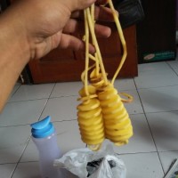 pisau pengiris kentang ulir gantung