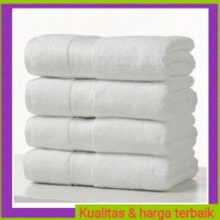 Handuk Mutia Polos - Handuk Putih - Handuk Mandi Dewasa - Handuk Hotel