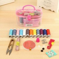 MINI SEWING KIT - PERALATAN JAHIT LENGKAP 1 SET DENGAN BOX HOUSEWARES