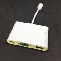 USB-C Connector To VGA Multiport, USB-C VGA Multiport Adapter, USB