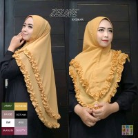 Hijab Jilbab Khimar Pet Terbaru Zeline Rempel Termurah