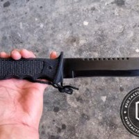 Pisau Tactical Outdoor Tornado Commando Survival Kit Black Edition M