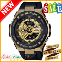 Jam Tangan Pria GSHOCK Tipe GST410 / GST.410 Gold Original BM limited