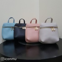 MINISO Tas Selempang Women's Solid Color Crossbody Bag Unik dan Lucu