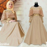indobazaar hijab fashion muslim gamis dress party / p e v i t