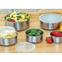 Fresh Box Rantang Panci 5 Susun Stainless 5 In 1 Baskom Tempat Nasi