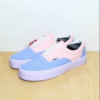 Sepatu Vans Era Biru Kombinasi Pink