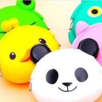 Harga dompet koin kecil bahan silikon motif hewan lucu