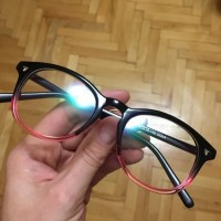 Kacamata Normal Bulat Antiradiasi Hp/Komputer/Gaming/Game/Anti radiasi
