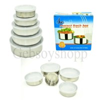 Freshbox Rantang Stainless Steel 5 Susun Dng