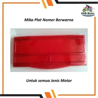 Mika Plat Nomer Cembung Warna