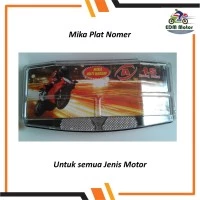 Mika Plat Nomer Cembung Universal
