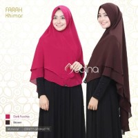 KHIMAR ceruty Terbaru jumbo 2 layer hijab jilbab syari kerudung