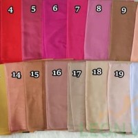 Kerudung Segi Empat Polos Syar'i SAUDIA UMAMA Hijab Jilbab Syari