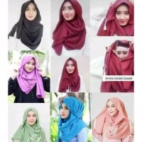 AB6.Pashmina Instan Pastan Amira Hijab Trendy Kekinian Rabbani Instant
