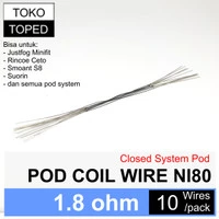 POD Coil Replacement Wire 1.8 ohm Ni80 | minifit s8 suorin rinco ceto