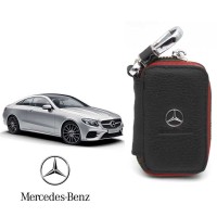 Gantungan Kunci Kulit Mobil Motor Murah - MERCEDES BENZ GK 01 BLACK
