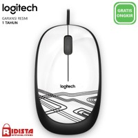 Logitech M105 Mouse Kabel Original ( L068 ) Warna Putih