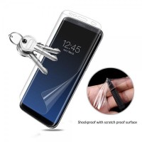 Samsung S7 Edge Anti Gores Full Screen Protector Elastis Nano Clear