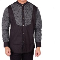 Harga kemeja koko lengan panjang bordir navy slimfit baju koko | Pembandingharga.com Harga kemeja koko lengan panjang bordir navy slimfit baju koko | Pembandingharga.com