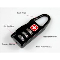 gembok swiss password code / kunci koper kombinasi