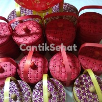 Parcel Imlek Rantang Bambu Cantik 2 Susun 13 cm