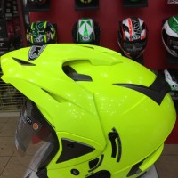 Helm INK Tmax Yellow Fluo Glossy T-MAX Double Visor