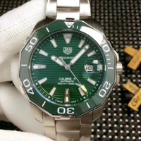 Jam Tangan Pria Tag Heuer Aquaracer Silver Green Automatic Original