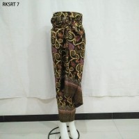 Rok Lilit Serut Span Sogan Songket Kebaya Print Batik Free Gesper 7