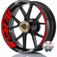 Stiker Velg Sticker Decal Motor YZF R15 Yamaha Racing Factory warna