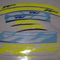 Stiker Velg Sticker Decal Motor Yamaha YZF R25 bisa custom jadi R6 R
