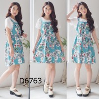 Set Midi Floral Dress D6763