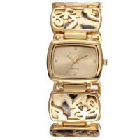 Jam tangan fashion wanita rantai warna emas