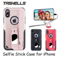 iPhone XR Tashells Built in Tongsis Selfie Stick Casing Cover Case Ori