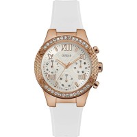 GUESS W0773L6 Rockstar - Jam Tangan Wanita - Putih Gold