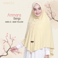 Ammara Bergo Jilbab Instan Uwais Hijab Syari Kuning Baby Yellow