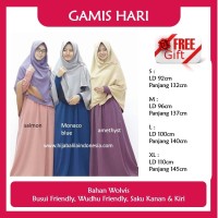 RESTOK Gamis Syari Hijab Alila Gamis Hari