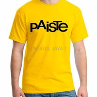 tshirt paiste kuning baju distro terlaris kaos pria wanita