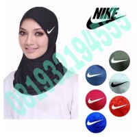 Jual HIJAB SPORT LOGO NIKE HIJAB INSTANT KERUDUNG INSTANT