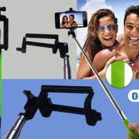 Tongsis bluetooth monopod Z07-5F holder tomsis wireless tanpa kabel
