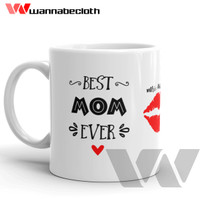Gelas Mug Keramik Hadiah Souvenir Mug Best Mom Ever